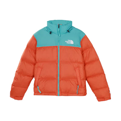 TNF 1996 Retro Nuptse Packable Puffer Jacket Blue/Orange NF0A3C8D-1S0