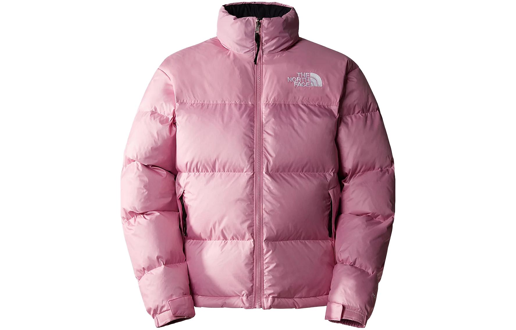 The North Face 1996 Retro Nuptse Pink Goose Down Jacket 700 Fill Packable Hood. NF0A3C8D-I0W