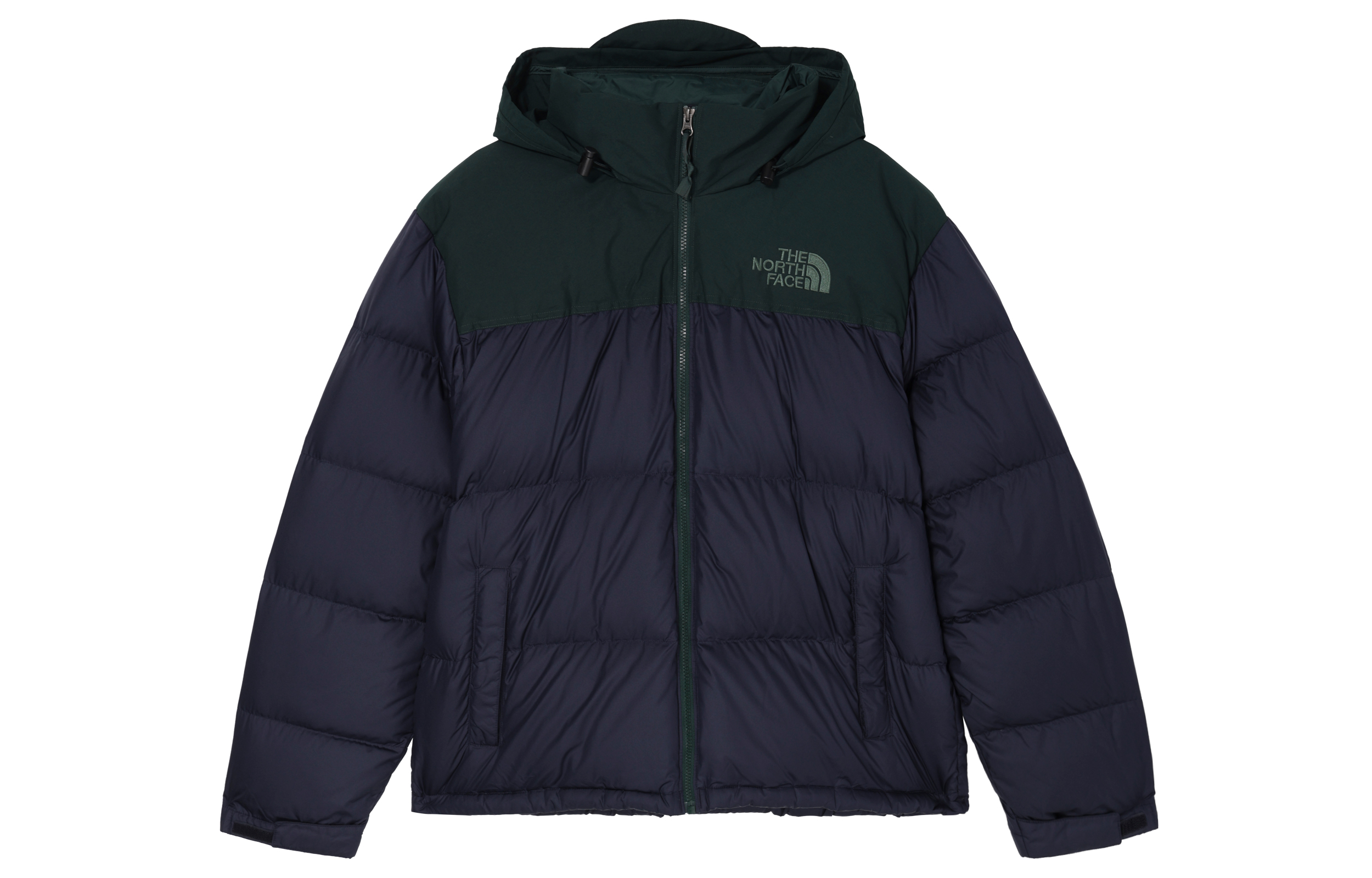 TNF 1996 Retro Nuptse Puffer Jacket Blue Green Winter NF0A3YRJ-U32