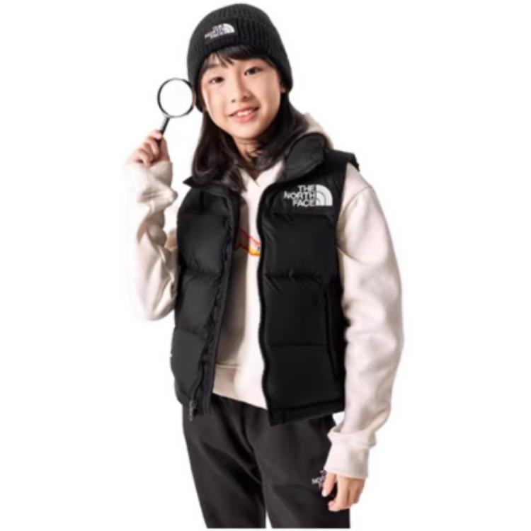 Details for The North Face 1996 Retro Nuptse Rompi 'Hitam' (GS) (Ukuran Asia) NF0A7WPAJK3