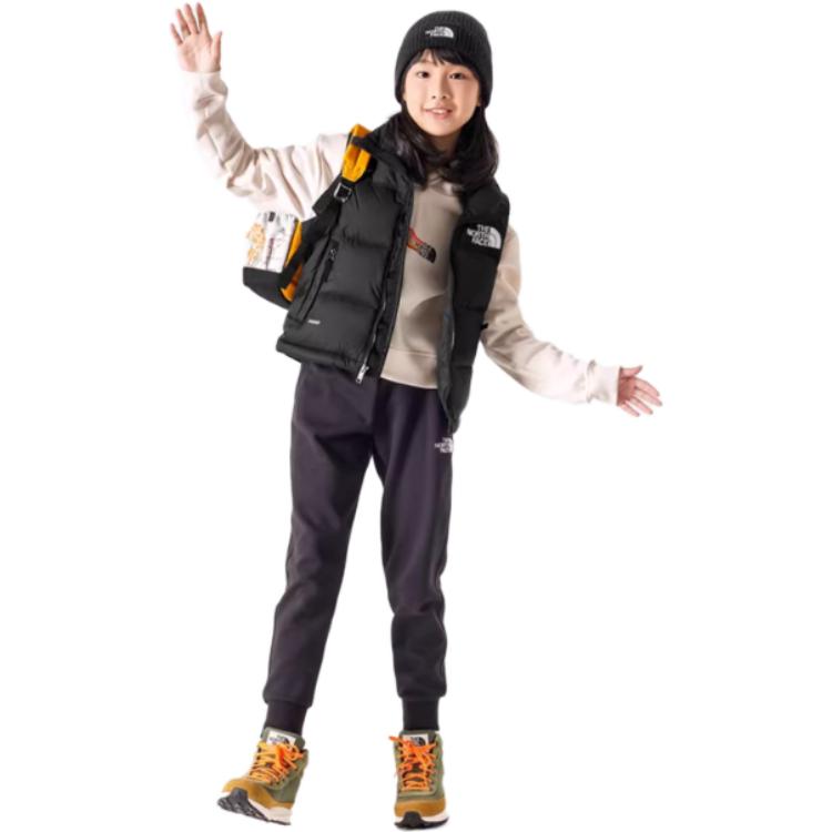 Sizing The North Face 1996 Retro Nuptse Rompi 'Hitam' (GS) (Ukuran Asia) NF0A7WPAJK3