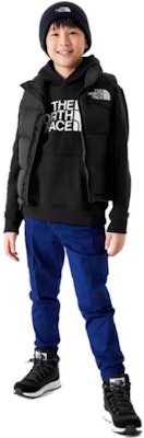 The North Face 1996 Retro Nuptse Rompi 'Hitam' (GS) (Ukuran Asia) NF0A7WPAJK3 1