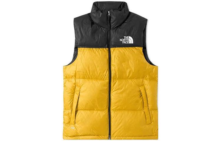 TNF 1996 Retro Nuptse Vest Colorblock Orange NF0A3JQQH6G