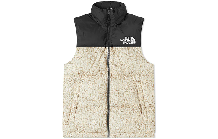 TNF 1996 Retro Nuptse White Sherpa Down Vest NF0A3JQQF3X