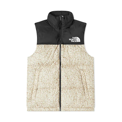 TNF 1996 Retro Nuptse White Sherpa Down Vest NF0A3JQQF3X
