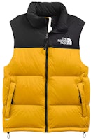 The North Face 1996 Retro Nuptse Yellow Down Vest Water-Resistant Warm NF0A3JQQ-H9D The North Face 1996 Retro Nuptse Yellow Down Vest Water-Resistant Warm NF0A3JQQ-H9D