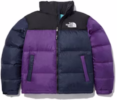 The North Face 1996 Series Colorblock Reversible Puffer Jacket Black/Purple NJ1DN75G The North Face 1996 Series Colorblock Reversible Puffer Jacket Black/Purple NJ1DN75G