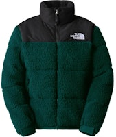 The North Face 1996 Series Green Colorblock Embroidered Logo Down Jacket NF0A5A84-D7V The North Face 1996 Series Green Colorblock Embroidered Logo Down Jacket NF0A5A84-D7V