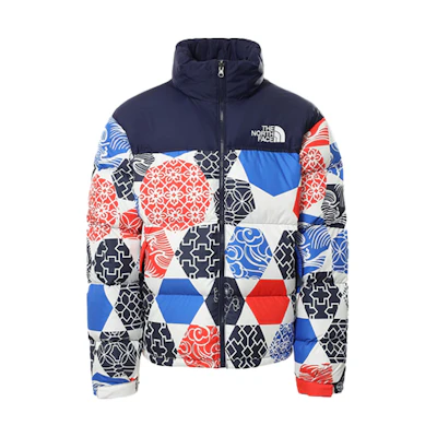 TNF 1996 Winter Olympics Retro Nuptse Blue Puffer Jacket NF0A5IX4-3H1