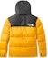 Lookbook The North Face 1996 黃色拼色連帽羽絨外套 男女防水款式 NF0A496S-70M