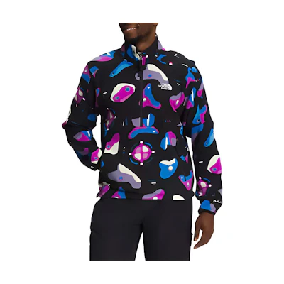 TNF 1/2 Zip Logo Print Long-Sleeve Jacket - Multi-color NF0A7ZXV-IW3