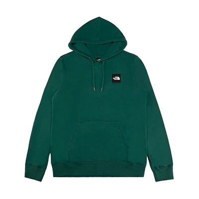 TNF 20 Box Pullover Hoodie Green Outdoor Fleece Sweatshirt NF0A4M4G-S9W