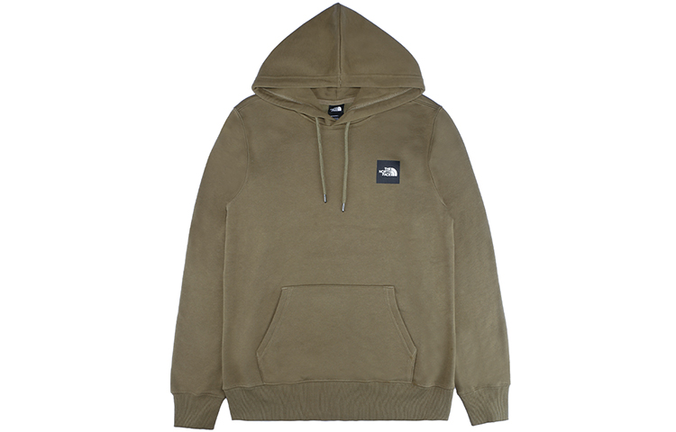TNF 20 Box Pullover Hoodie Olive Green Outdoor Fleece NF0A4M4G-7D6