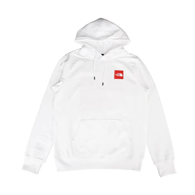 TNF 20 Box Pullover Hoodie White Red Label Outdoor Casual Wear NF0A4M4GFN4-RED