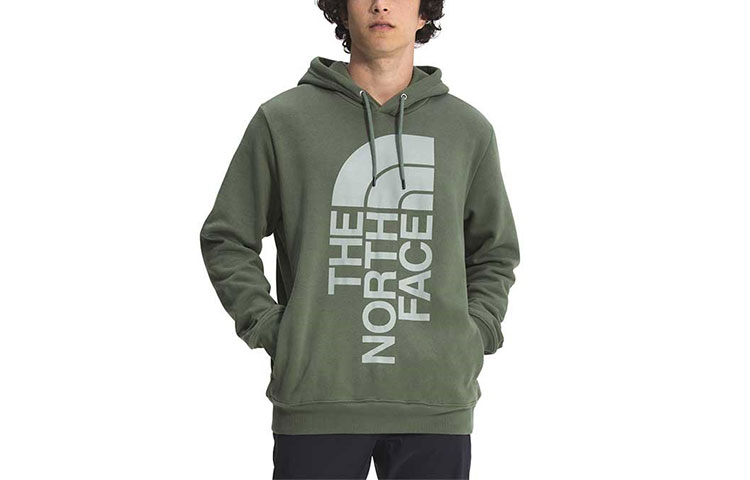 TNF 20 Trivert Logo Hoodie Green - Warm Fleece Pullover NF0A4M4H-NYC