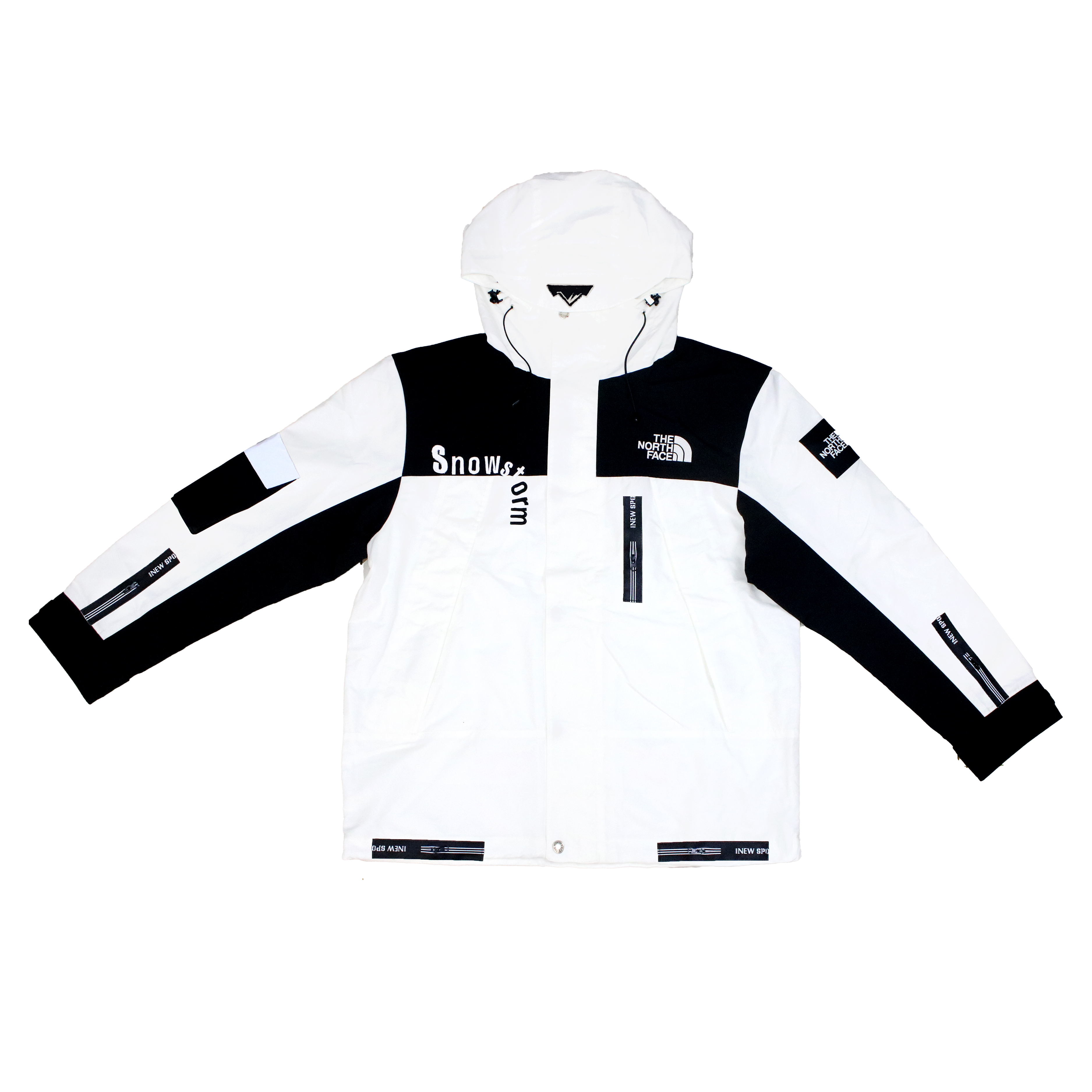 Order 노스페이스 24FW24 마르티스 블리자드 자켓 남녀공용 화이트 방수 방풍. NJ3BQ01J(team134-）