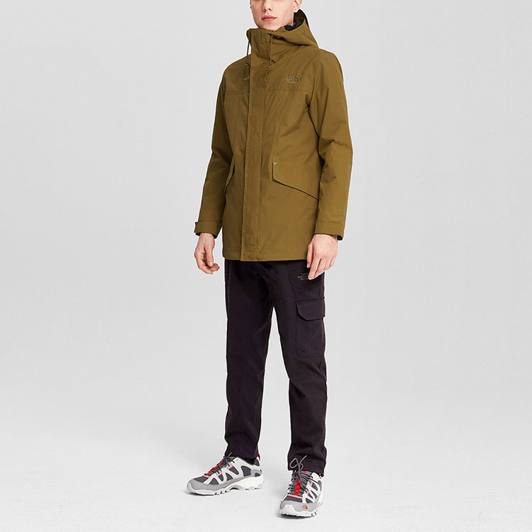 TNF 3-in-1 Brown Waterproof Insulated Jacket with Hood NF0A4U8N-173 圖 3