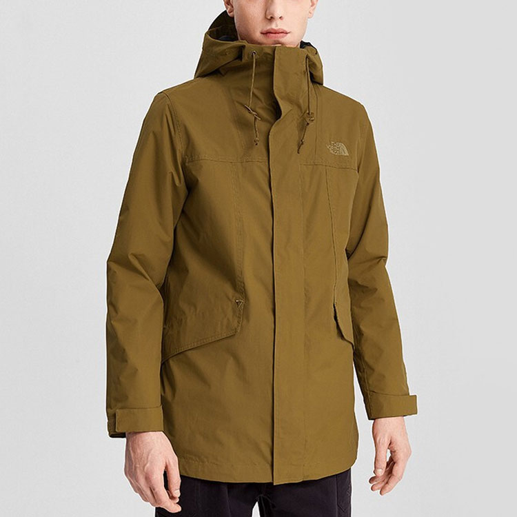 TNF 3-in-1 Brown Waterproof Insulated Jacket with Hood NF0A4U8N-173 圖 4