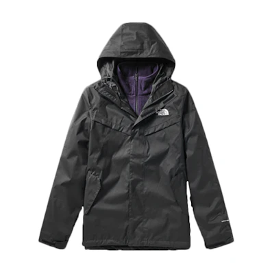 TNF 3-in-1 Detachable Fleece Jacket Black Winter Couple's Edition CN 46JL-1ZD