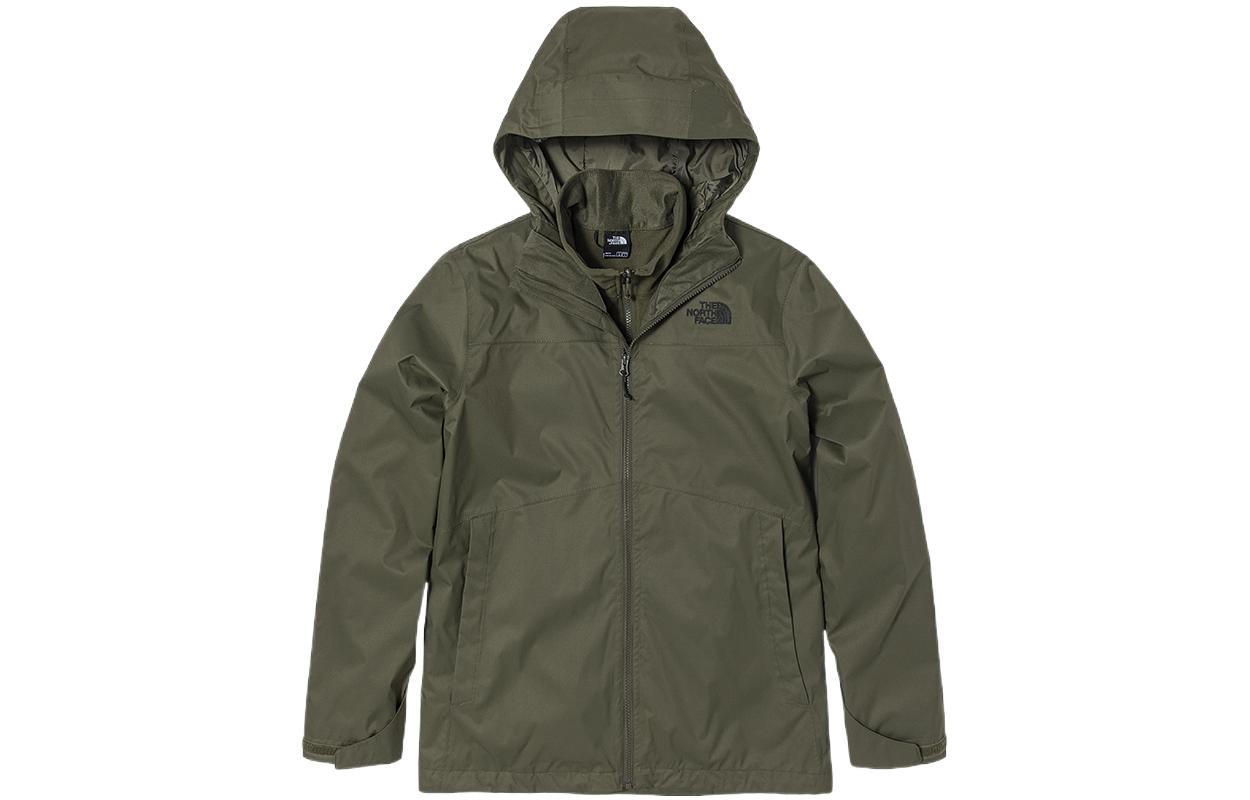 TNF 3-in-1 Green Waterproof Windproof Breathable Jacket NF0A7WAJ-21L