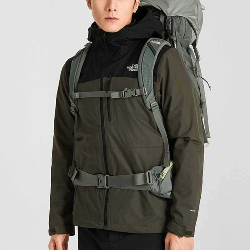 TNF 3-in-1 Outdoor Waterproof Breathable Jacket Grey Green NF0A4R2H-35P 圖 6