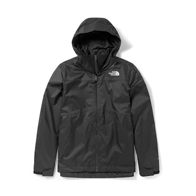 TNF 3-in-1 Waterproof Fleece Hooded Jacket Black Winter Outdoors NF0A4NEC-KX7