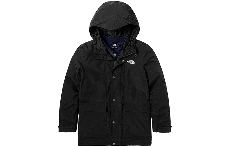 TNF 3-in-1 Waterproof Insulated Hooded Down Jacket Winter  Black NF0A7QPD-50V