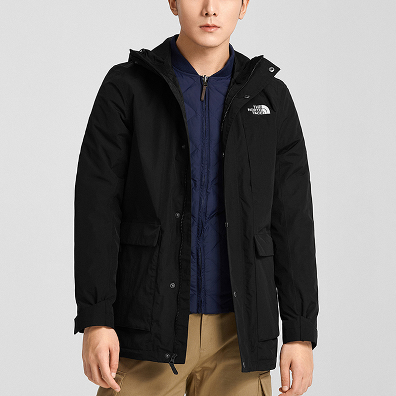 TNF 3-in-1 Waterproof Insulated Hooded Down Jacket Winter  Black NF0A7QPD-50V 圖 4