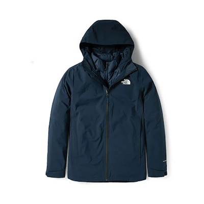 TNF 3-in-1 Waterproof Insulated Jacket Deep Blue Winter Outdoor 4N9T-U6R