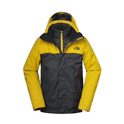 TNF 3-in-1 Waterproof Jacket Down Inner Winter Yellow (CN Edition) 3CGM-UPQ