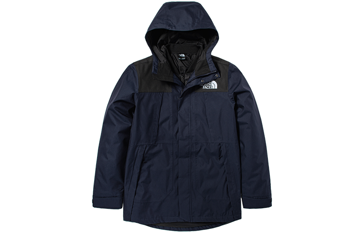 TNF 3-in-1 Waterproof Jacket with Down Inner - Blue NF0A4U7K-TL6