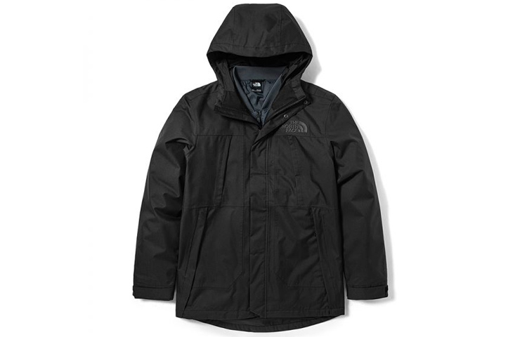 TNF 3-in-1 Waterproof Windproof Breathable Jacket Black NF0A4U7K-NY7
