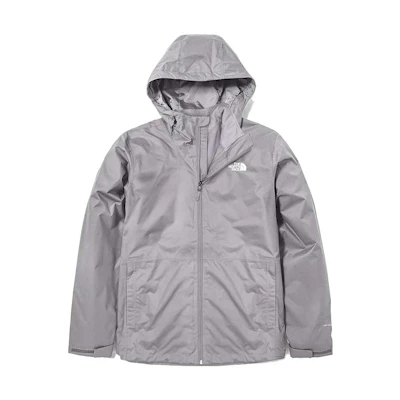 TNF 3-in-1 Waterproof Windproof Grey Jacket NF0A5AXU-A91