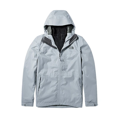 TNF 3-in-1 Waterproof Windproof Winter Jacket Gray NF0A4UDC-V3T