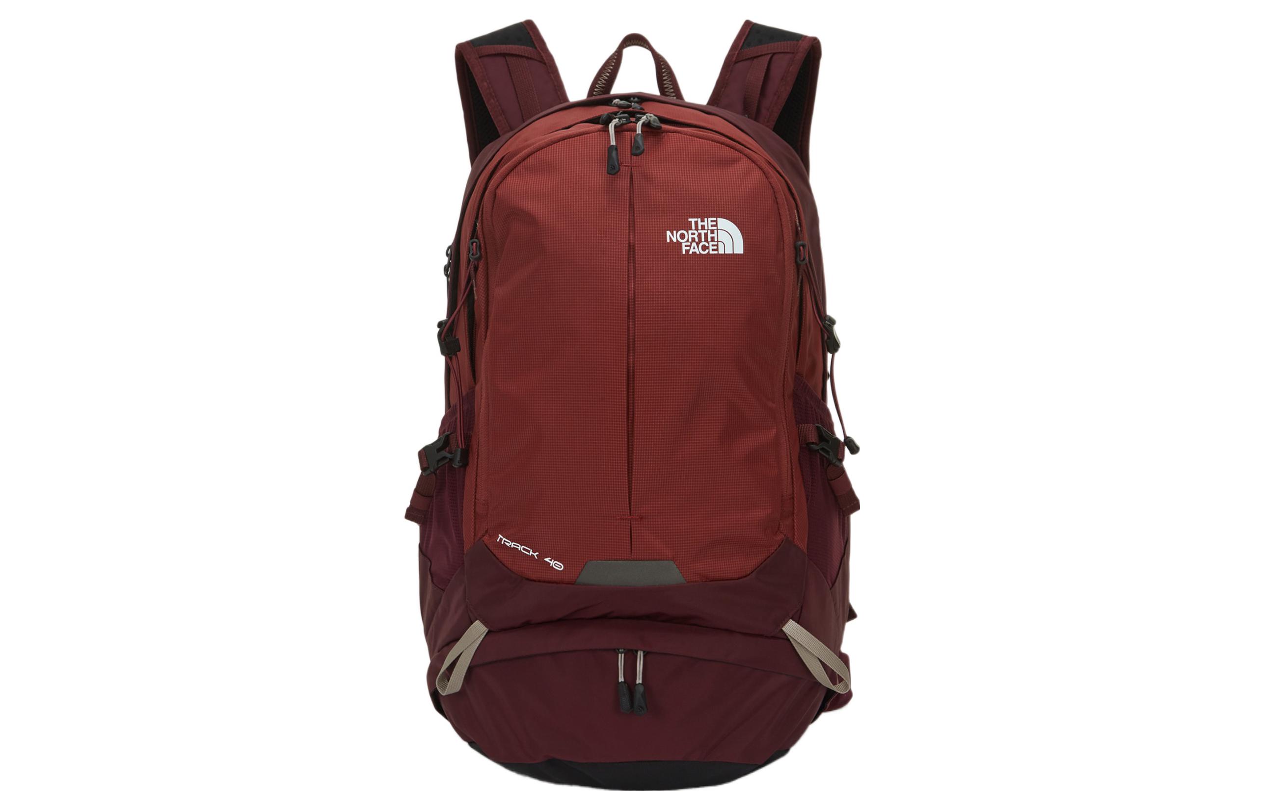 TNF 40L Large Capacity Red Hiking Backpack Unisex Outdoor Bag NM2SN60B
