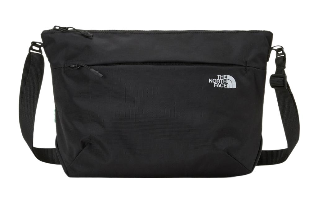 The North Face 5.5L Logo Print Medium Nylon Black Crossbody Shoulder Bag Unisex NN2PP58A