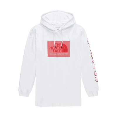 TNF 66 California Big Logo Hoodie Casual Sweatshirt White NF0A4A9K-PF3