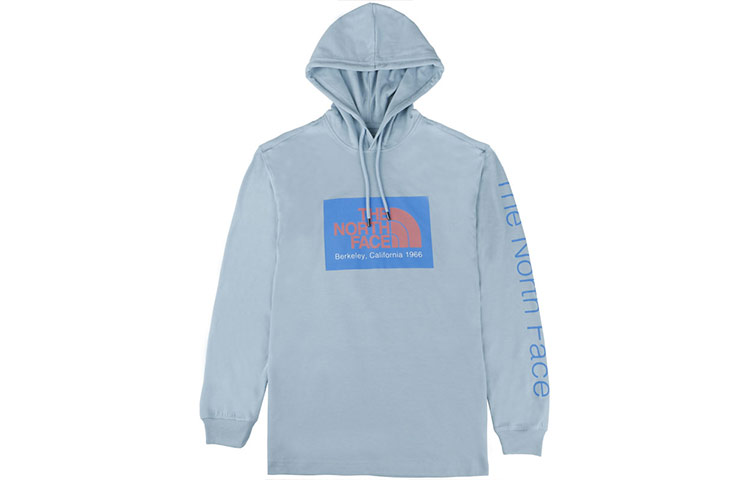 TNF 66 California Big Logo Hoodie Pink Blue Casual Sweatshirt NF0A4A9K-KL8