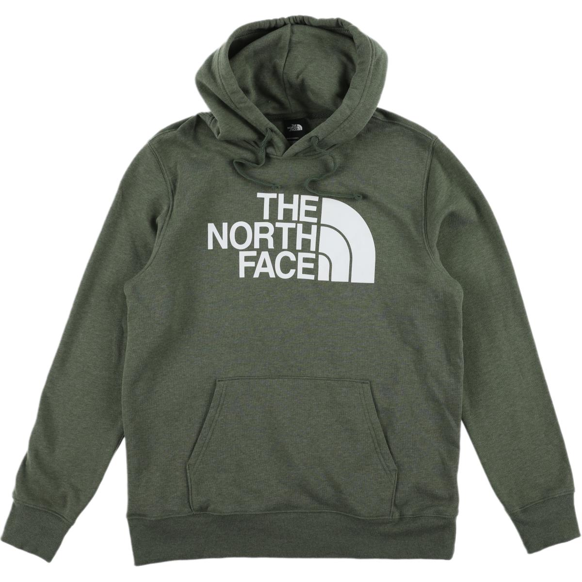 TNF 80/20 Half Dome Logo Pullover Hoodie Olive Green NF0A4QQO-QCV