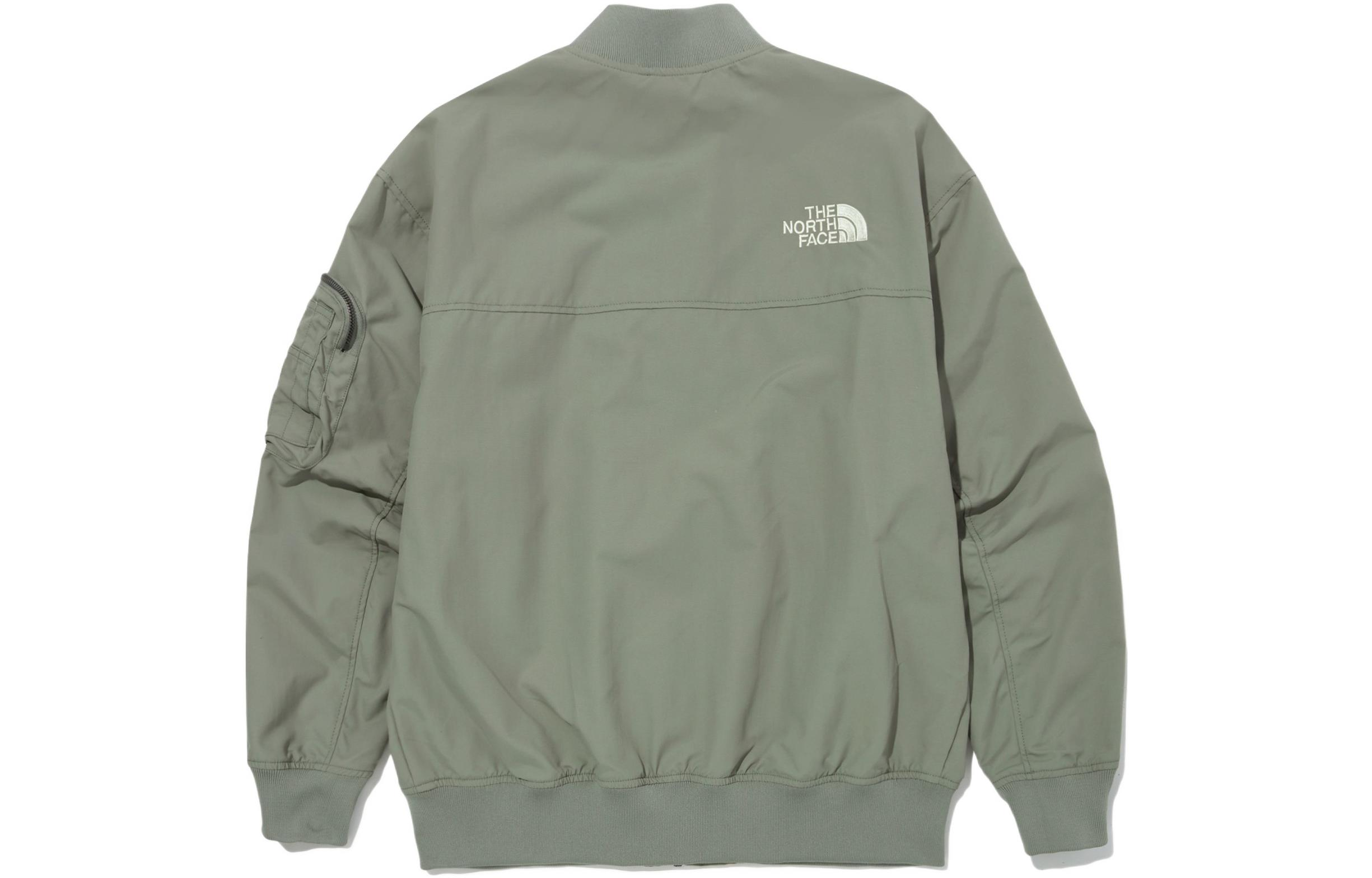 Lookbook THE NORTH FACE  All-round Bomber Military Green Outdoor Jacket. NJ3BN02K