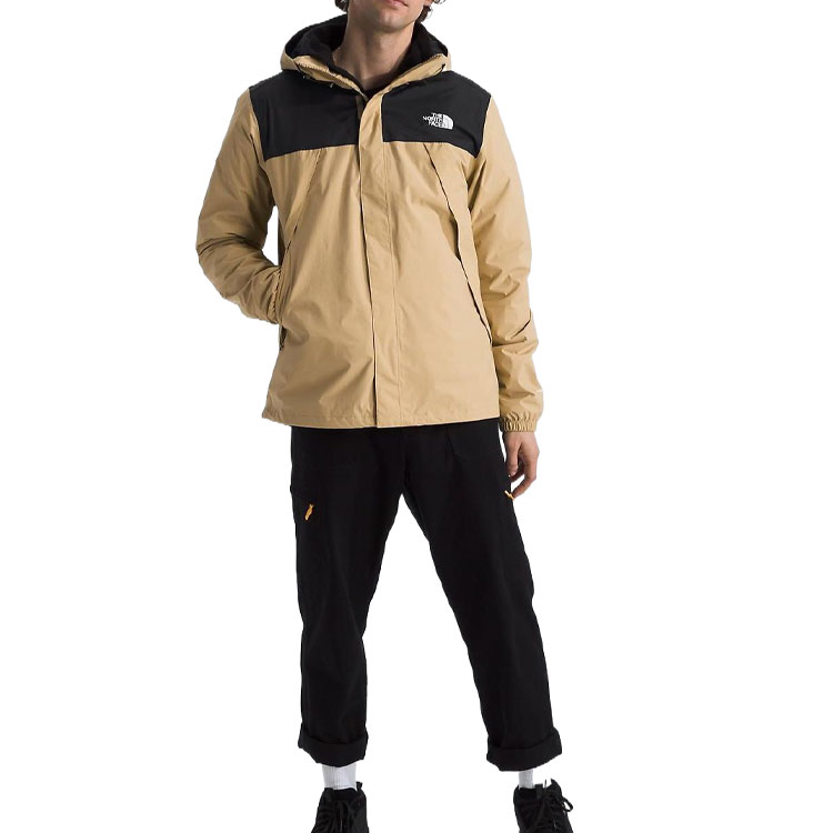 Lookbook The North Face Antora 三合一拼色連帽夾克 - 卡其色 NF0A7UJP-QV2