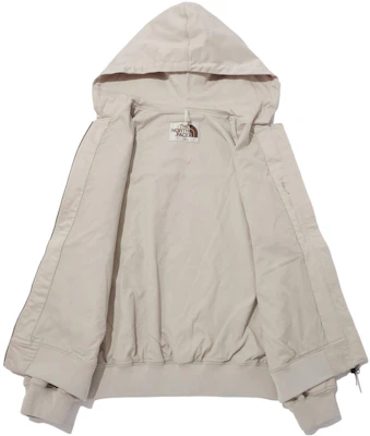 The North Face Beige Hoodie Jacket with Solid Logo Graphic. NJ3BP04L Shop The North Face Beige Hoodie Jacket with Solid Logo Graphic. NJ3BP04L