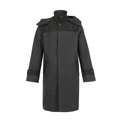 THE NORTH FACE Black Colorblock Mid-Length Hooded Jacket NF0A46D5-KS7