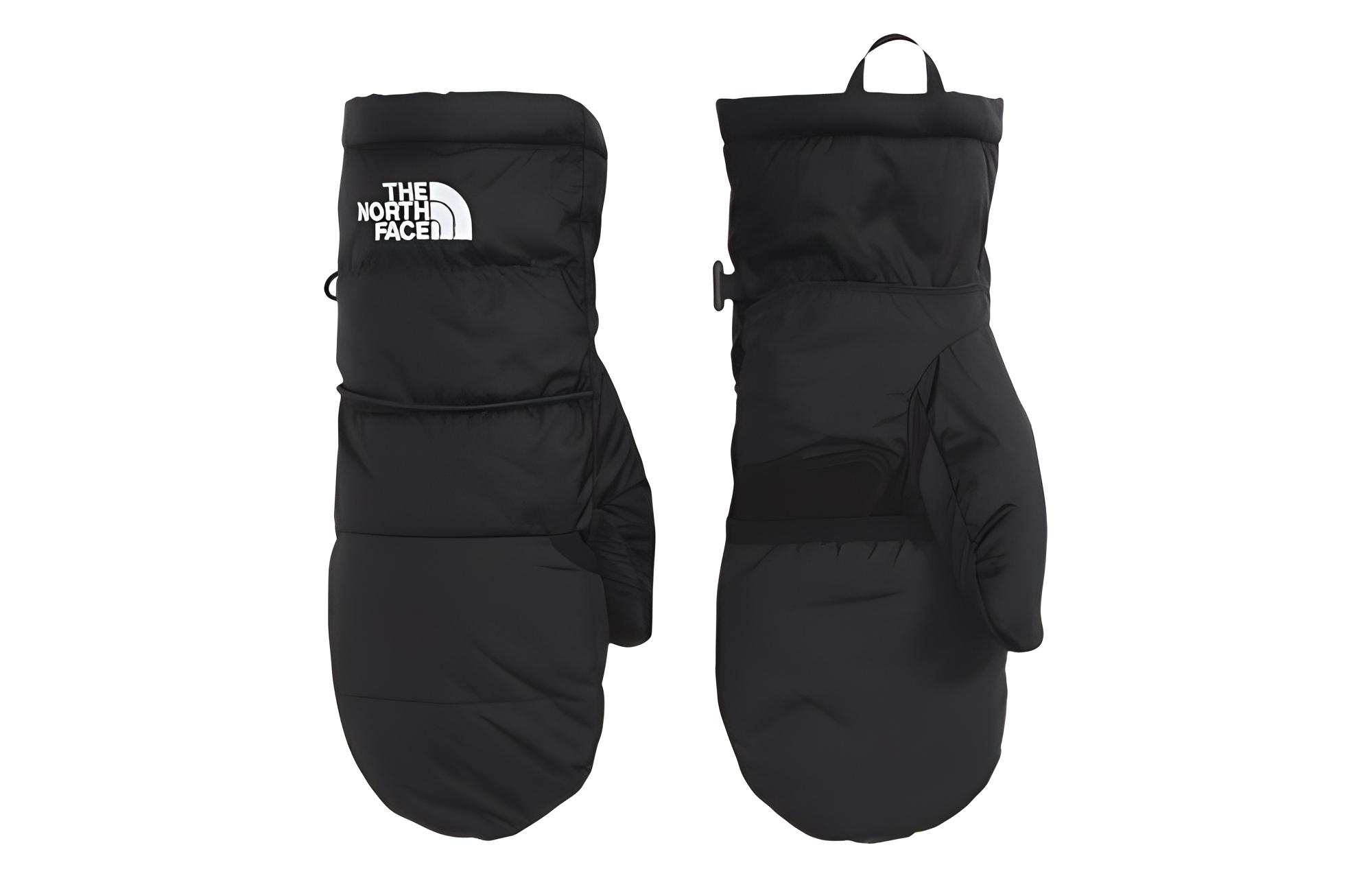 THE NORTH FACE  Black Gloves with Logo Design NF0A55L6JK