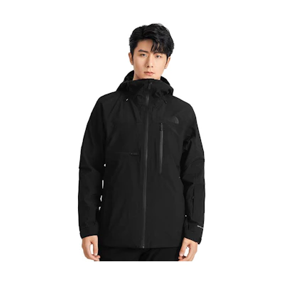 TNF Black Hooded Long Sleeve Jacket NF0A4QWV-JK3