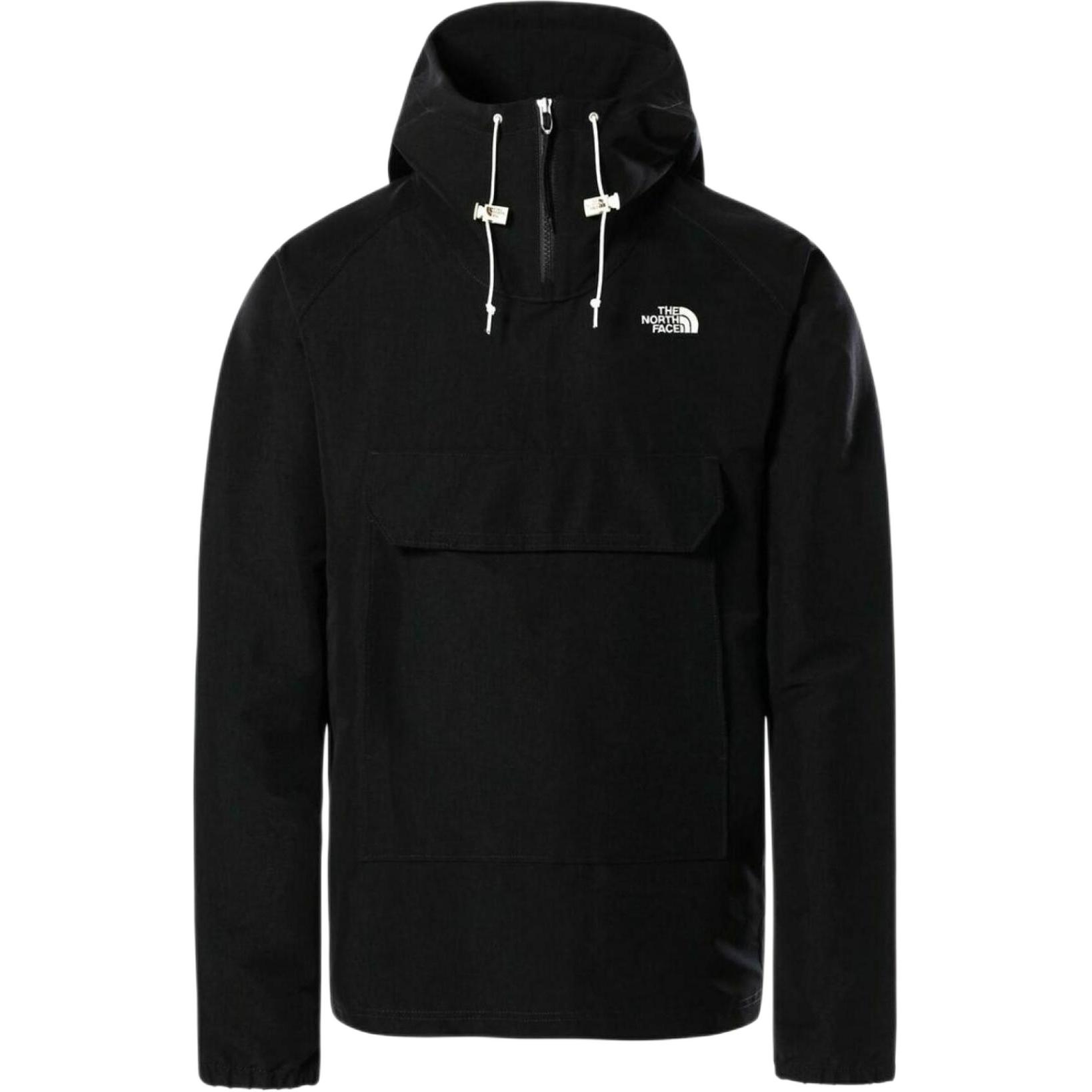 The North Face  Black Hoodie Pullover Jacket with Letter Print NF0A5338-JK3