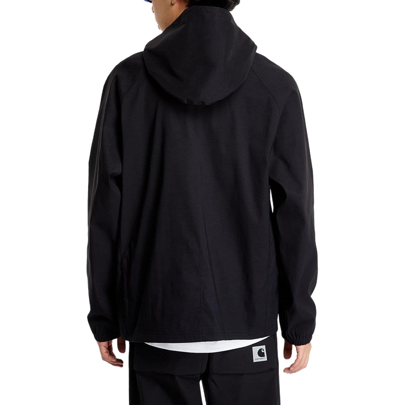 Shop The North Face 黑色連帽印字套頭外套 NF0A5338-JK3
