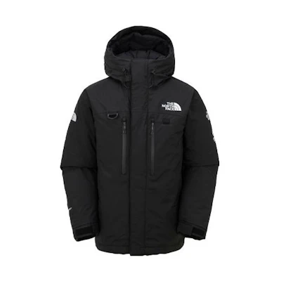 TNF Black Logo Embroidered Multi-Pocket Himalayan Jacket. NJ2YM51A