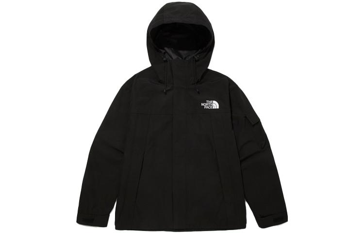 THE NORTH FACE  Black Logo Hoodie Jacket Casual Camping Outerwear NJ3BM55A