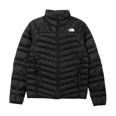TNF Black Logo Print Slim Fit Long Sleeve High-Neck Jacket. NY82212-K